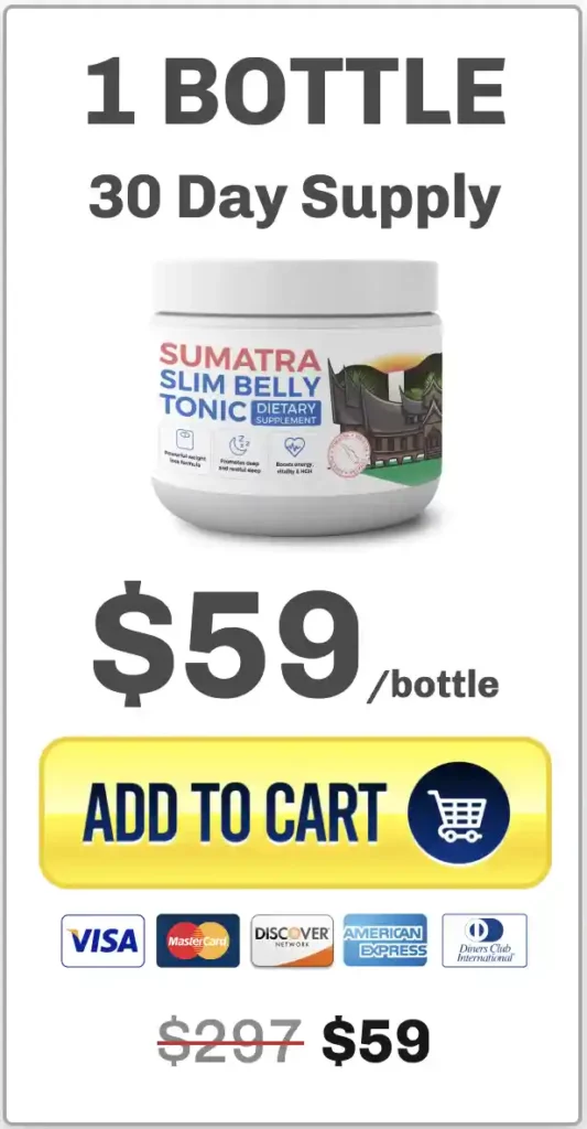 sumatra slim belly tonic one bottle pack
